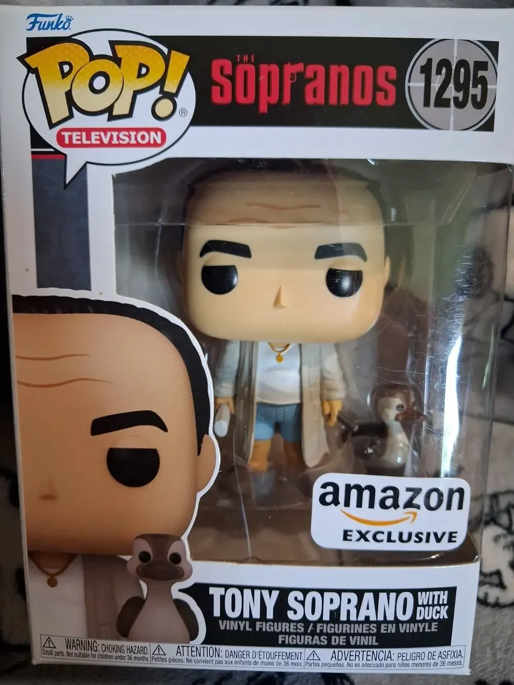 Funko POP! TV #1295: The Sopranos - Tony Soprano With Duck - Amazon Exclusive!